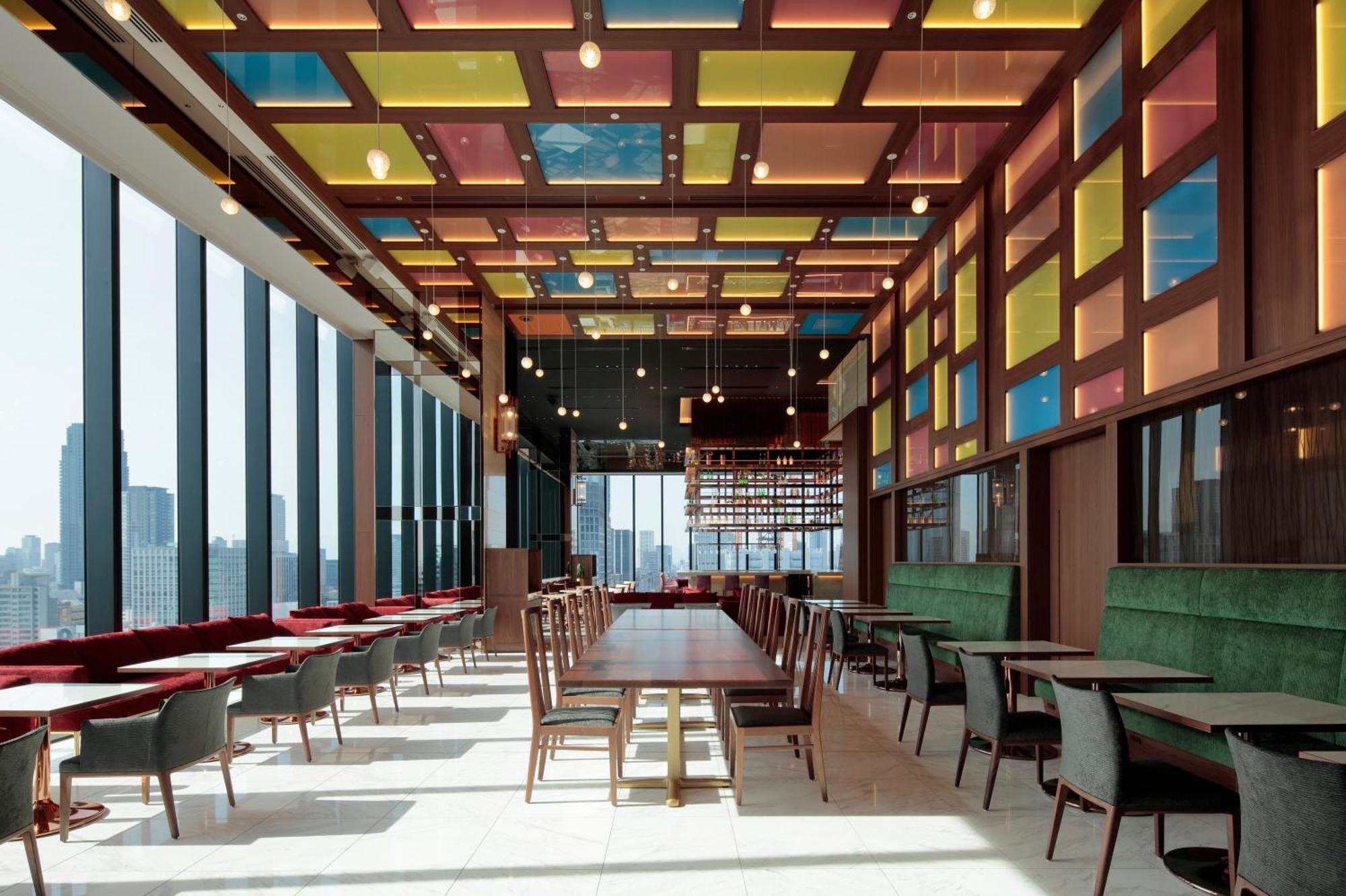 Candeo Hotels Osaka The Tower Exterior foto The 360° Sky Lounge